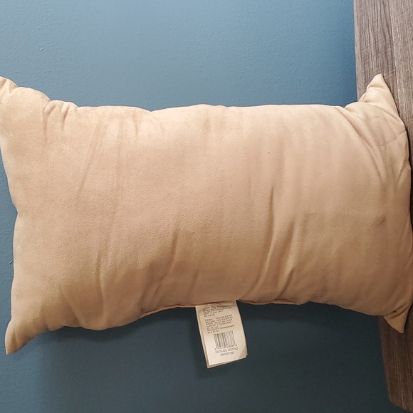 Faux Suede Throw Pillow - Picture 2 of 4